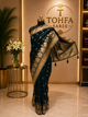 Navy Blue Top Dyed Saree – Timeless Elegance with Premium Craftsmanship