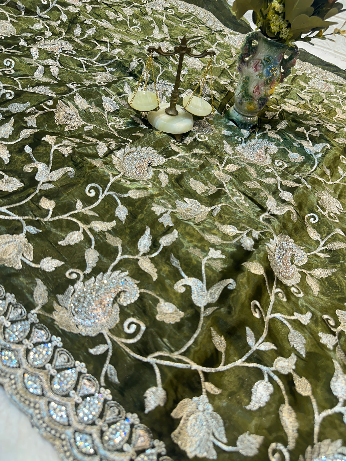 Buy 1 Get 1 FREE – Premium Zari Work Saree ✨