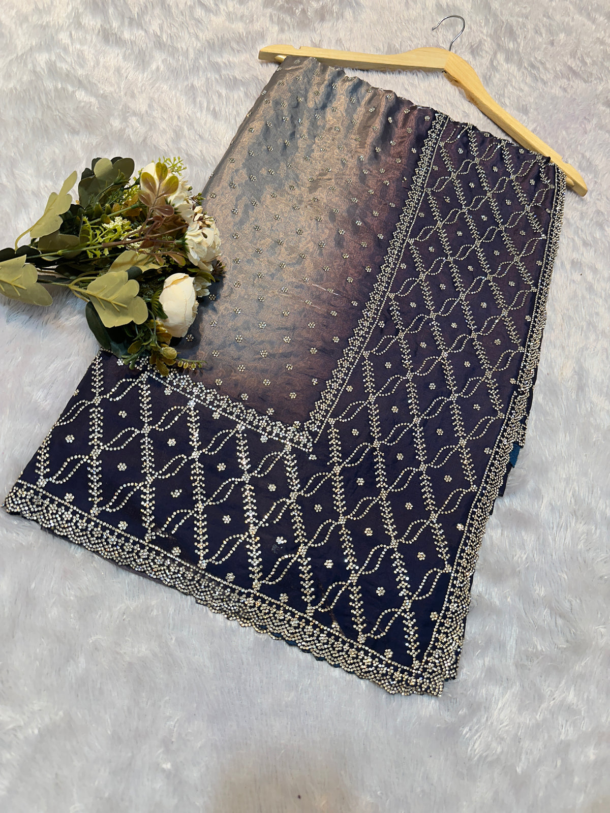 Midnight Elegance shadow zarkhan sareePremium Designer collection