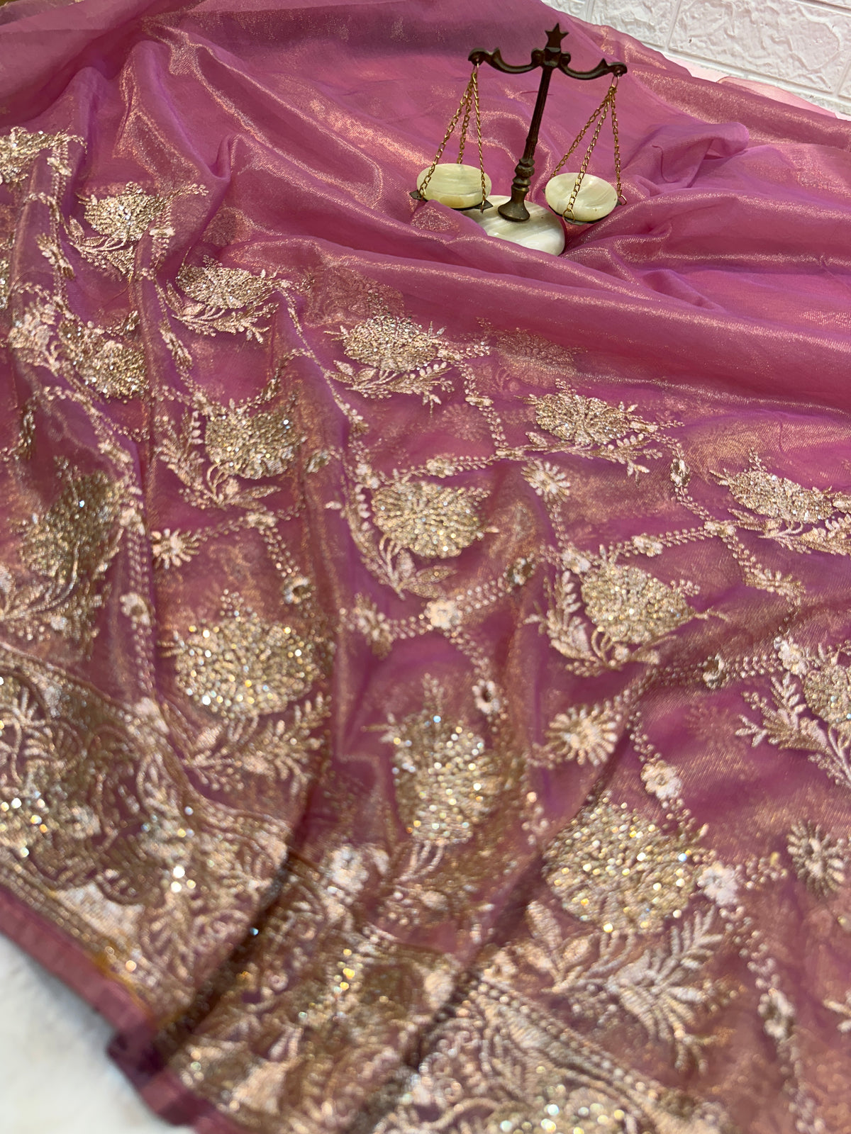 BUY 1 GET 1 FREE – Premium Wine Plum Designer Saree
