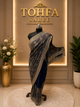 Premium Navy Blue Georgette Kashmiri Work Designer Saree | Elegant Wedding & Festive Collection