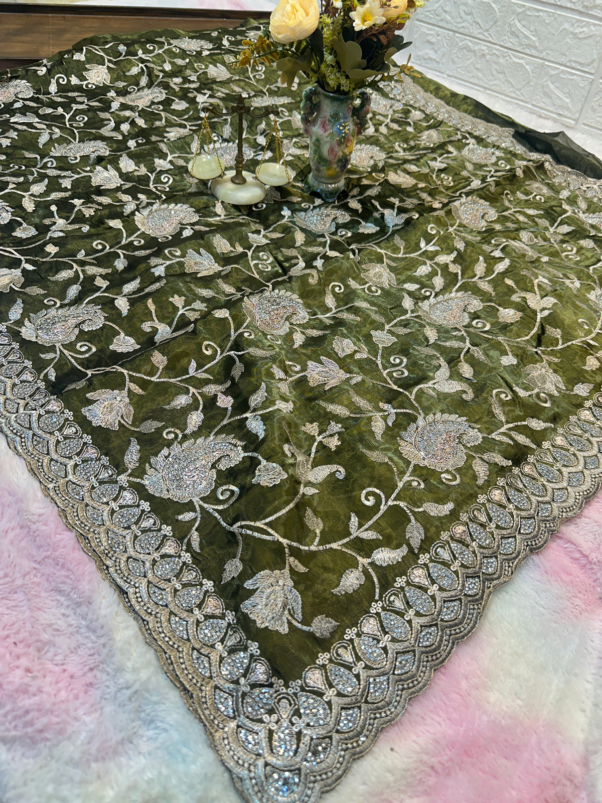 Buy 1 Get 1 FREE – Premium Zari Work Saree ✨